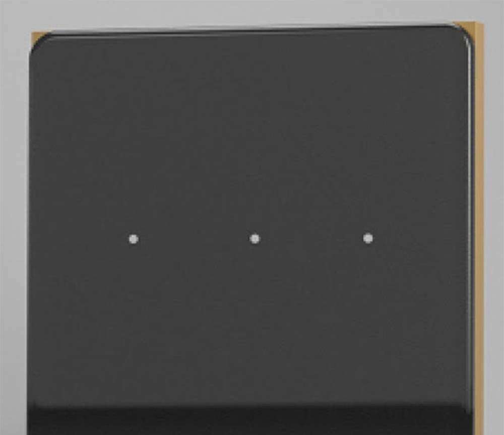 kelid-1 کلید هوشمند سه پل لایف اسمارت طرح مشکی Moonstone